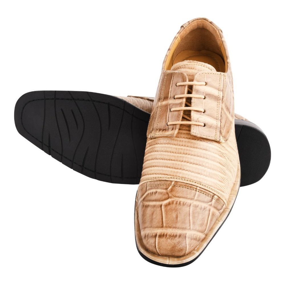 Owen Man Made Oxford Style Dress Shoes - Picture 2 of 7